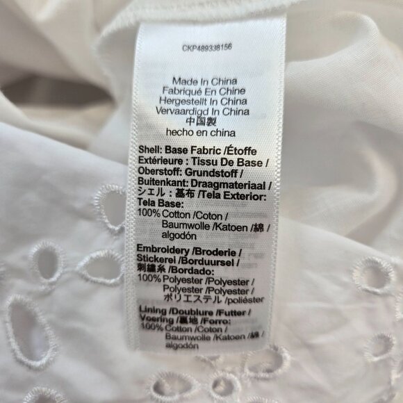 NWT Madewell Depeche Eyelet Midi Sundress Size 6 - Picture 8 of 8